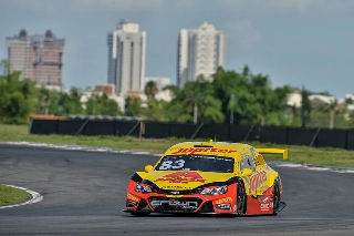 Piloto da Crown Racing parte da pole na corrida 1. Foto: Duda Bairros/Vicar