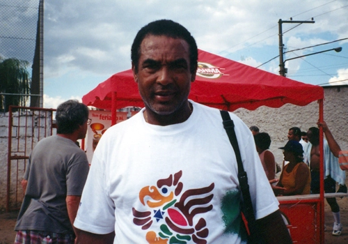 Em 2000, Gerald&atilde;o ap&oacute;s jogo do time masters do Corinthians contra veteranos do S&atilde;o Bernardo, em S&atilde;o Bernardo do Campo (SP). A foto foi tirada por Walmir Micheletti