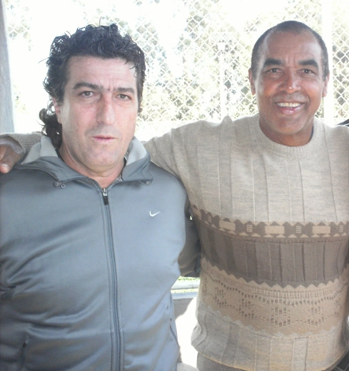 Carlos Alberto Spina e Gerald&atilde;o, em outra imagem feita em julho de 2011