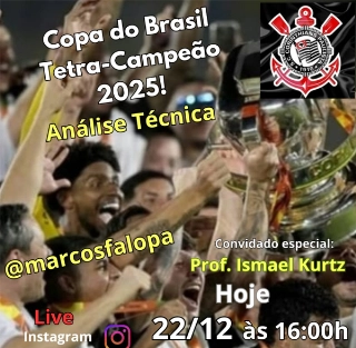 Copa do Brasil ser&aacute; o tema da live entre Marcos Falopa e Ismael Kurtz