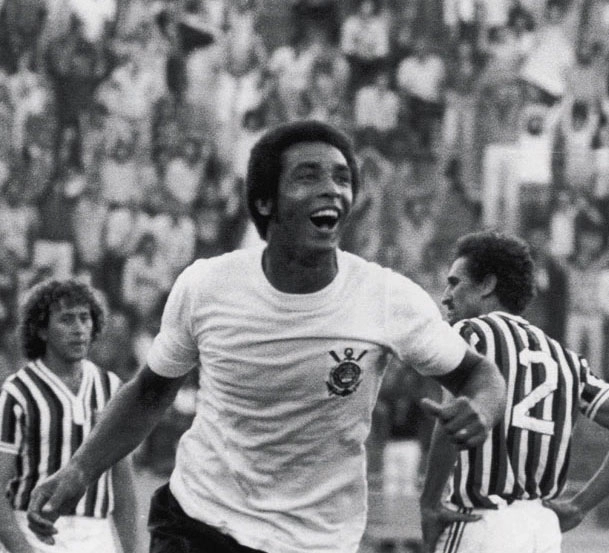Apesar da pouca t&eacute;cnica, Gerald&atilde;o era imprescind&iacute;vel no Corinthians. Foi artilheiro do Campeonato Paulista de 1977, com 23 gols