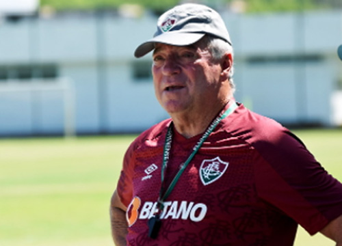 Treinador deixa o clube após pouco mais de quatro meses. Foto: Divulgação/Fluminense