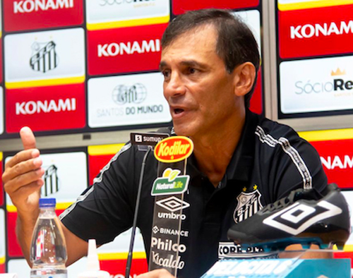Treinador falou sobre o empate na noite de ontem pela Sul-Americana. Foto: Ivan Storti/Santos FC