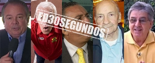 Em meio minuto, os cinco maiores narradores esportivos da televisão paulista