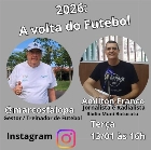 Copinha e Paulist&atilde;o ser&atilde;o os temas centrais da live de Marcos Falopa com o jornalista Amilton Franco