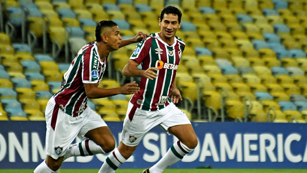 Equipe carioca venceu o Junior Barranquilla na reestreia de Fernando Diniz. Foto: Mailson Santana/FFC 