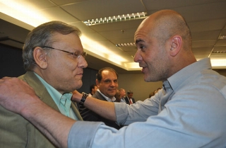 Achados & Perdidos: Milton Neves, em 2011, na inaugura&ccedil;&atilde;o da Cl&iacute;nica S&atilde;o Marcos