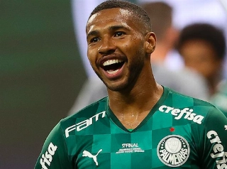 Wesley, ponta do Palmeiras. Foto: Cesar Greco/Ag. Palmeiras 
