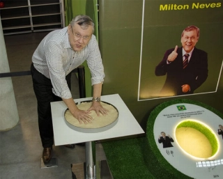 Em mar&ccedil;o de 2015, um momento especial para o jornalista. Foto: Pokemon/Danilo Festas