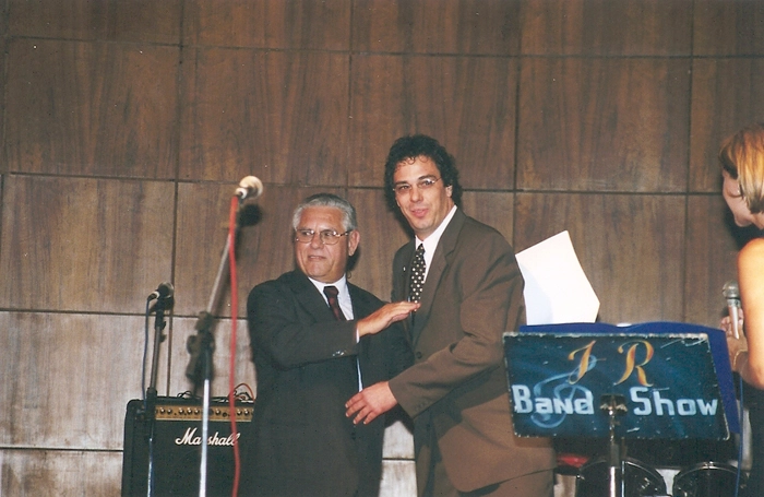 Joseval Peixoto e o ex-jogador de futebol Casagrande