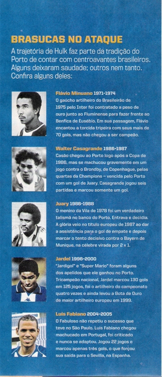 Assim como outros brasileiros, Jardel fez história no Porto, de Portugal. Reprodução: Revista Placar/ Edição 1351/ Fevereiro 2011