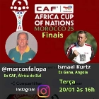 Copa Africana de Na&ccedil;&otilde;es ser&aacute; o tema central da live de Marcos Falopa com Ismael Kurtz