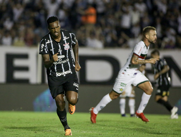 Jô marcou o gol alvinegro no jogo de ida. Foto: Rodrigo Coca/Agência Corinthians
