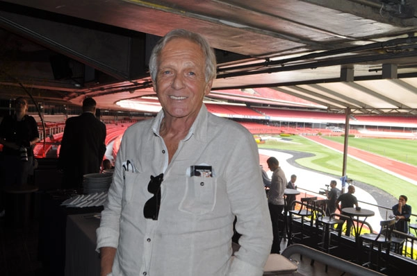 O simp&aacute;tico ex-goleiro Ado, reserva de F&eacute;lix na Copa de 70, no almo&ccedil;o dos campe&otilde;es mundiais de futebol em 25 de abril de 2013, no Espa&ccedil;o Unyco, no Est&aacute;dio do Morumbi. Foto: Marcos J&uacute;nior/Portal TT
