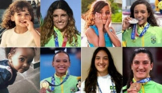 HERO&Iacute;NAS DO ESPORTE - 'Antes & Depois' de atletas brasileiras medalhistas ol&iacute;mpicas
