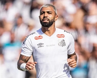 M&aacute; forma f&iacute;sica de Gabriel preocupa o Santos. Por Wladimir Miranda