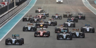 Alem&atilde;o largou na pole e segurou Hamilton no circuito de Yas Marina