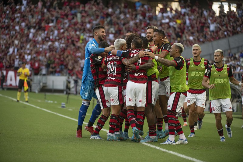 Mengão é o líder do grupo H com 10 pontos. Foto: Alexandre Vidal/Flamengo
