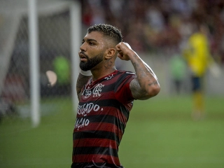 Autor de 43 gols no ano, camisa 9 destacou que decidirá seu futuro após o Mundial. Foto: Alexandre Vidal, Marcelo Cortes e Paula Reis / Flamengo