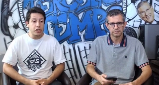 Lucas Reis e Frank Fortes durante a Live do Terceiro Tempo. Foto: Reprodução/Facebook