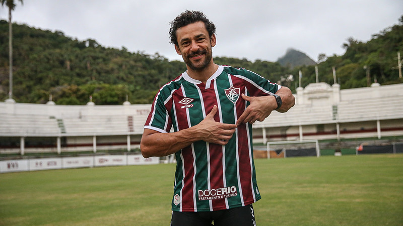 Com problema no olho, Fred deve pendurar as chuteiras com o fim de seu contrato, em julho. Foto: Lucas Merçon/Fluminense FC