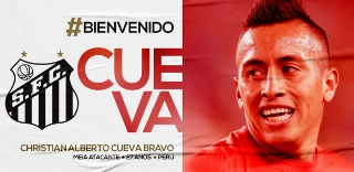 Santos anuncia a contratação de Cueva até o fim da temporada 2022