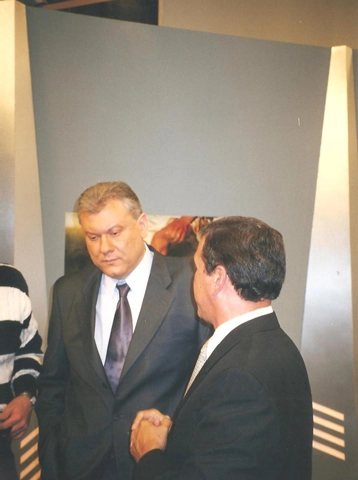 Milton Neves e Carlos Alberto Parreira