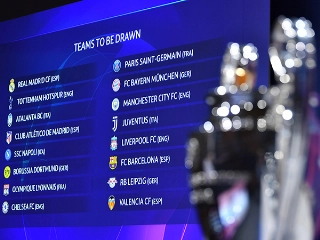 Em sorteio realizado na Suíça, Uefa definiu os duelos do mata-mata da Champions. Foto: Divulgação