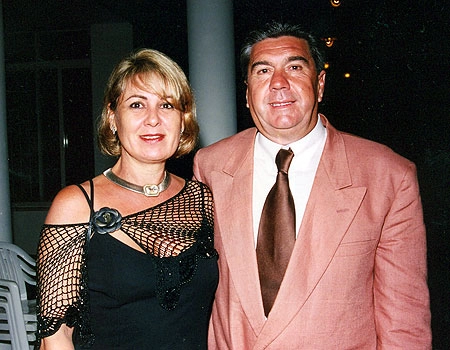 Pavan e sua esposa Cleusa Eli de Matos, em 2006, em São Sebastião da Grama-SP