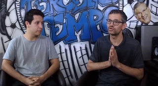 Lucas Reis e Frank Fortes durante a Live desta segunda-feira, 16. Foto: Reprodução/Facebook