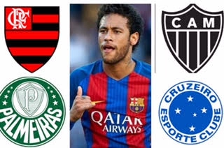 Multa rescisória de Neymar daria para comprar Flamengo, Atlético, Palmeiras e Cruzeiro, juntos