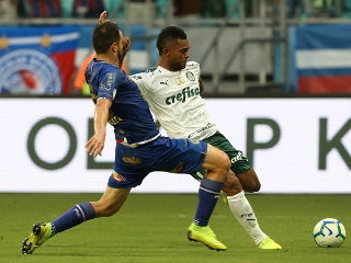 Em 2019, camisa 9 do Verdão marcou seis gols. Foto: Cesar Greco/Ag Palmeiras/Divulgação