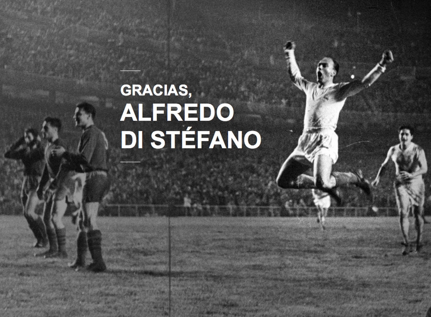 Homenagem do Real Madrid ao grande Di St&eacute;fano