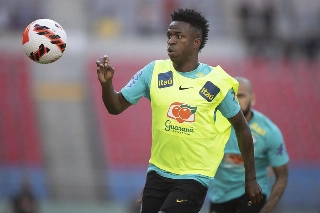 Atacante do Real Madrid deve formar o ataque do Brasil com Neymar e Raphinha. Foto: Lucas Figueiredo/CBF