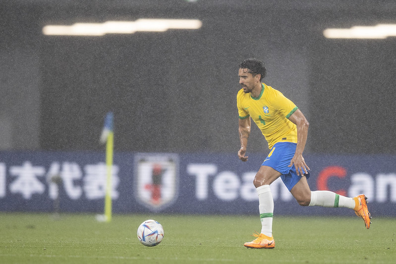 Zagueiro destacou que ainda há alguns pontos para a equipe evoluir. Foto: Lucas Figueiredo/CBF