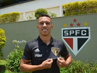 Jovem jogador que pertencia ao Ituano disputou 30 partidas em 2019. Foto: São Paulo/Divulgação
