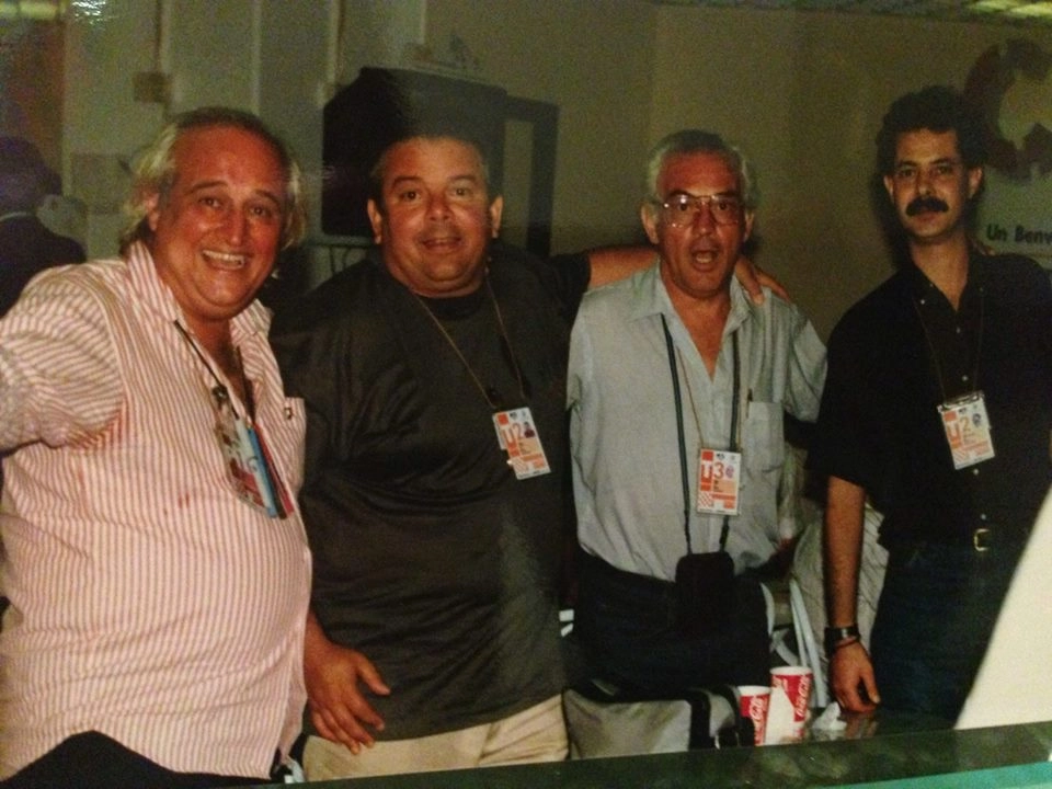 Da esquerda para a direita, Silvio Lancelotti, Luciano do Valle e J&uacute;lio Mazzei