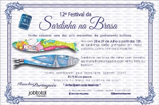 Vem aí o 12° Festival da Sardinha na Brasa