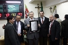Veja o dia em que Milton Neves recebeu o T&iacute;tulo de Cidad&atilde;o de Tabo&atilde;o da Serra