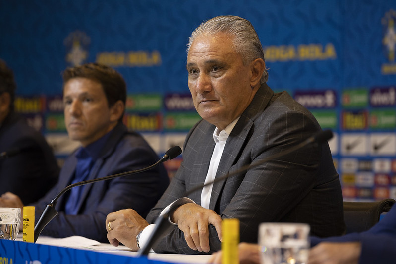 Treinador da seleção disse que não trabalhará no futebol brasileiro num primeiro momento. Foto: Lucas Figueiredo/CBF