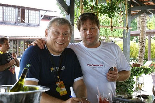 Milton Neves e o Dono da TASS.