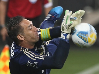 Ex-goleiro do Palmeiras acertou contrato de um ano com o Vozão. Foto: Cesar Grecco/Palmeiras