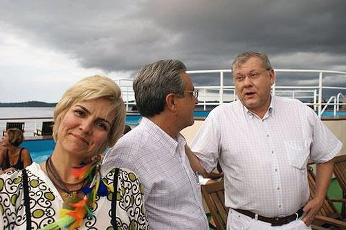Tatiana Mares Guia, Robson Andrade (Presidente da FIEMG) e Milton Neves.
