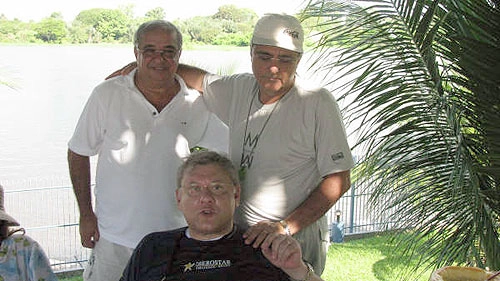 José Nasser, Milton Neves e Robson Andrade.