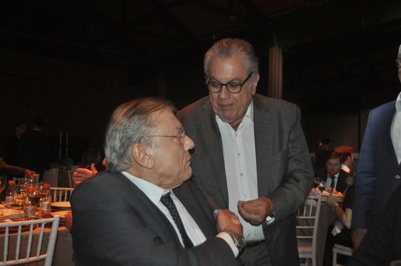Milton Neves e Carlos Miguel Aidar, ex-presidente do São Paulo Futebol Clube. Foto: Marcos Júnior Micheletti/Portal Terceiro Tempo