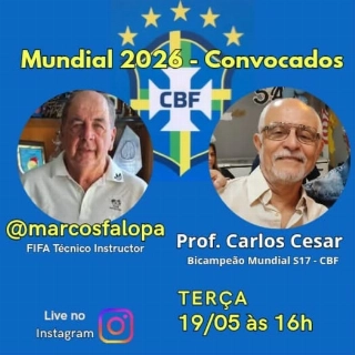 Convoca&ccedil;&atilde;o feita por Ancelotti ser&aacute; o tema da live de Marcos Falopa com o Prof. Carlos Cesar