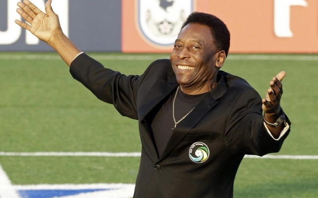 Homenageado pelo New York Cosmos. Foto: UOL