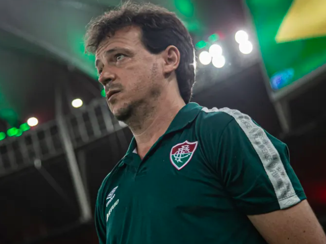Fernando Diniz, técnico do Flu. Foto: Marcelo Gonçalves/Fluminense