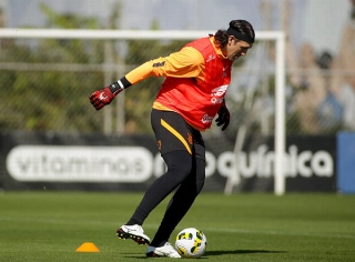 Cássio será o titular da meta alvinegra na Bombonera. Foto: Rodrigo Coca/Agência Corinthians