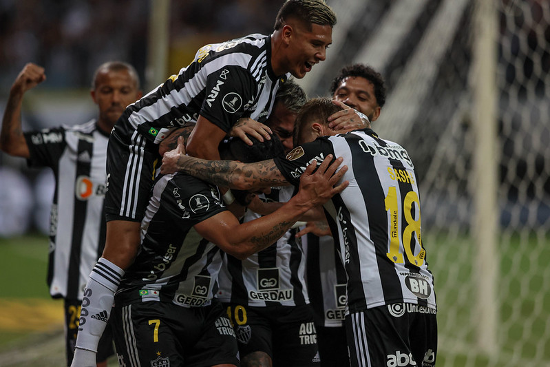 Classificado para as quartas da Libertadores, Atlético pode pegar o Verdão. Foto: Pedro Souza/Atlético